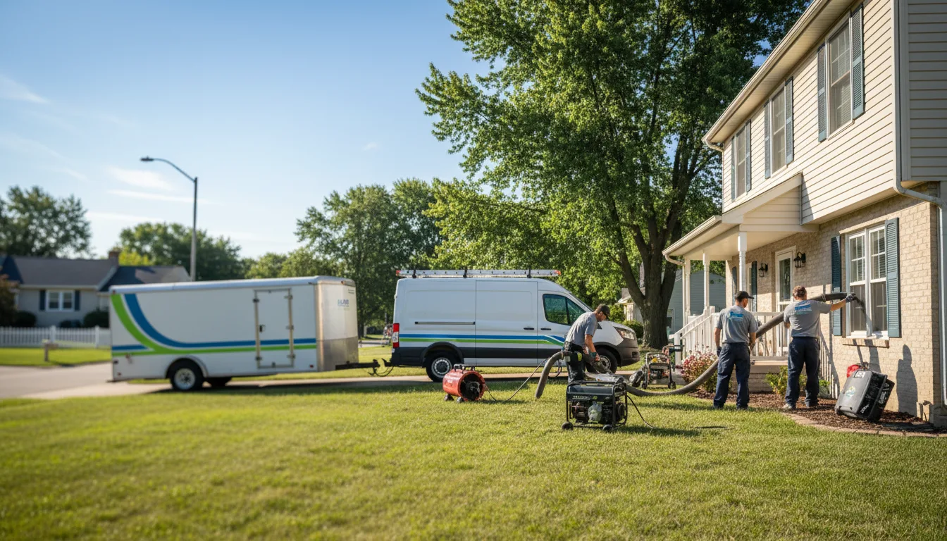 Flooded Basement Restoration And Cleanup With Repair in Litchfield, IL near me